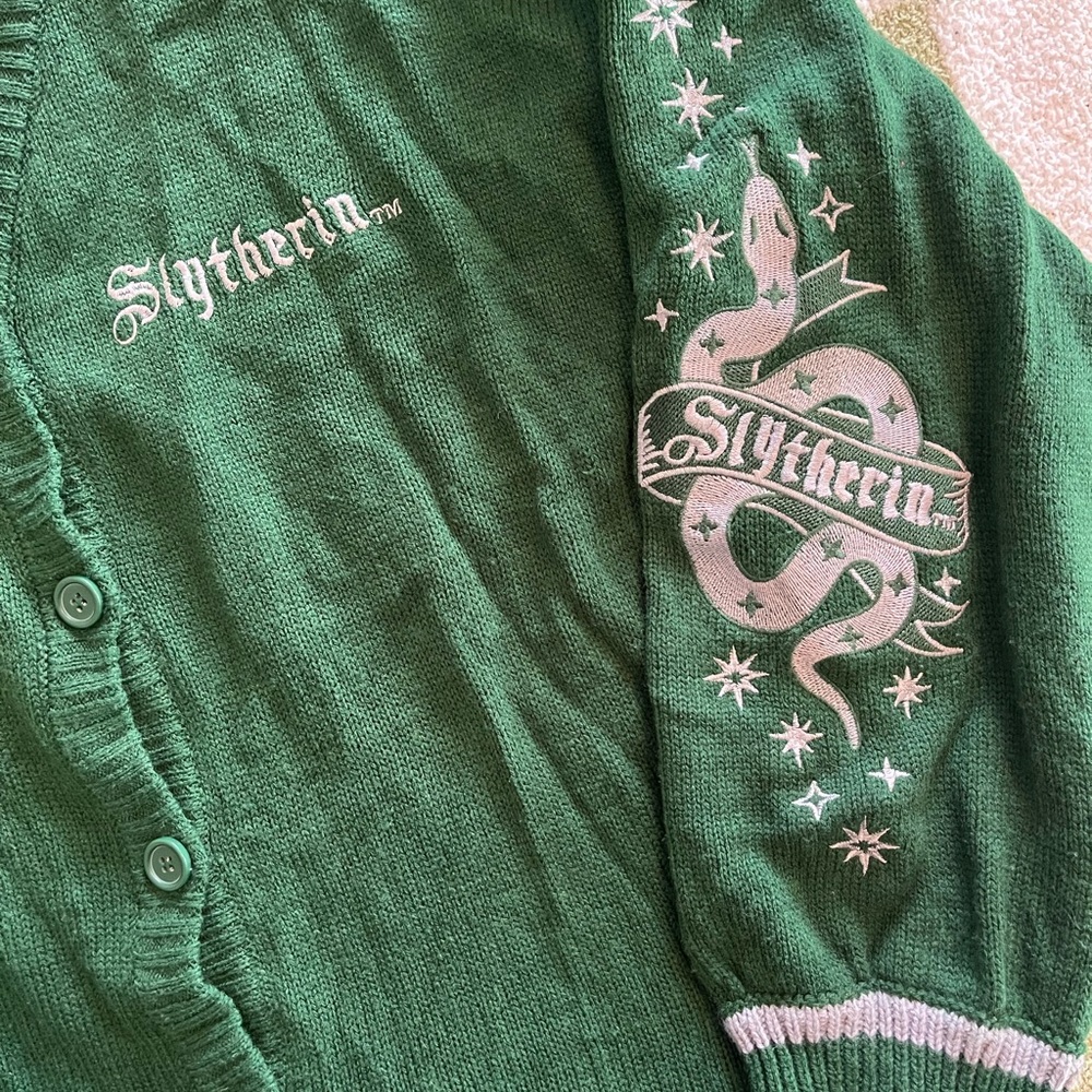 harry potter slytherin merch cardigan